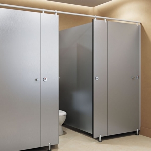 washroom  solid phenolic compact laminate