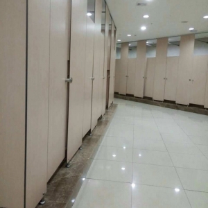 Public toilet HPL board partition project